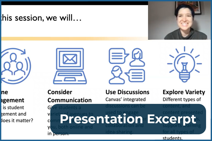 Using Canvas for Student Engagement: What is student engagement, and why does it matter? Martine Richards, July 2022.